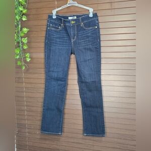 Code Bleu Chelsea Classic Straight Dark Wash Midrise Womens Jeans Size 6PS